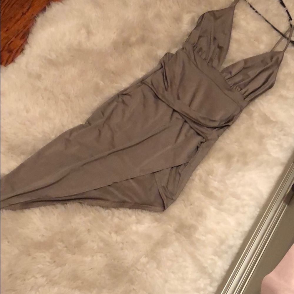 Boohoo V Plunge Dress